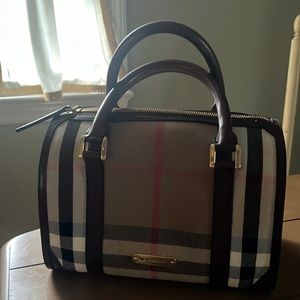 Burberry Bridle House Check Chester Bowling Bag